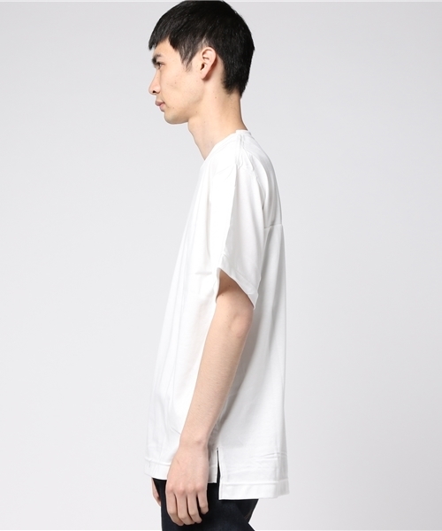 UNITED TOKYO（ユナイテッドトウキョウ）の「ビッグシルエットカットソー（Tシャツ/カットソー・メンズ・ピンク/ブラック/イエロー/オフホワイト/グリーン/ブルー・2/3/1）」の7枚目の写真