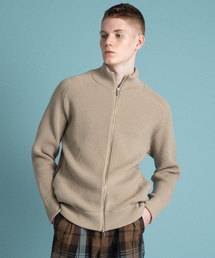 UNITED TOKYO | リブジップアップニット(ニット/セーター)