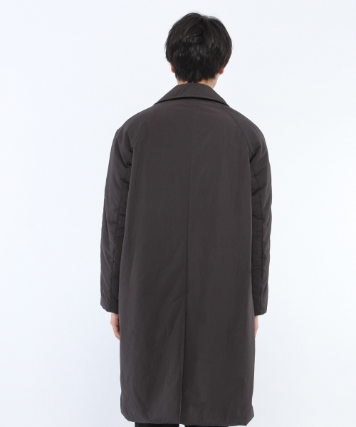 LAKOLE（ラコレ）の「【防風/撥水】中綿チェスターコート / LAKOLE（チェスターコート・メンズ・ネイビー/ブラック・MEDIUM/LARGE）」の5枚目の写真