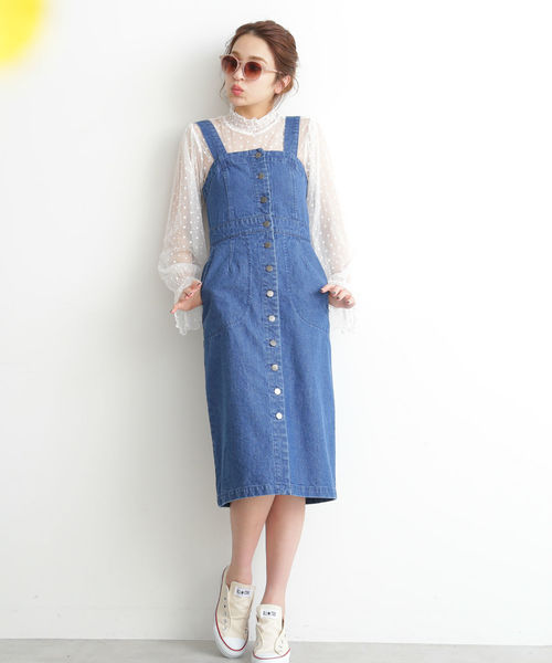 FREE'S MART（フリーズマート）の「シアードットハイネックブラウス（シャツ/ブラウス・レディース・ブラック/ホワイト/パープル・FREE）」の22枚目の写真