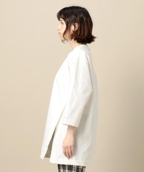 BEAUTY&YOUTH UNITED ARROWS(ビューティーアンドユースユナイテッドアローズ)の「BY 天竺ビッグTシャツ o(Tシャツ/カットソー・レディース・ブラック/パープル/ホワイト・FREE)」の5枚目の写真