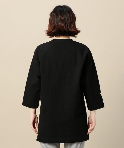 BEAUTY&YOUTH UNITED ARROWS(ビューティーアンドユースユナイテッドアローズ)の「BY 天竺ビッグTシャツ o(Tシャツ/カットソー・レディース・ブラック/パープル/ホワイト・FREE)」の19枚目の写真