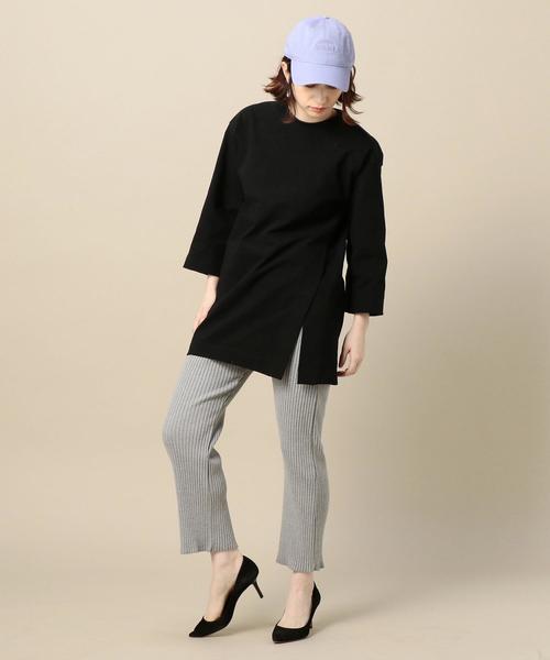 BEAUTY&YOUTH UNITED ARROWS(ビューティーアンドユースユナイテッドアローズ)の「BY 天竺ビッグTシャツ o(Tシャツ/カットソー・レディース・ブラック/パープル/ホワイト・FREE)」の20枚目の写真