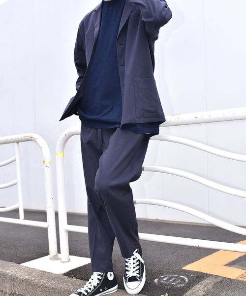 SHIPS(シップス)の「SU: 【WASHABLE】 リネンパンツ■(その他パンツ・メンズ・ネイビー・LARGE/MEDIUM/SMALL/X-LARGE)」の2枚目の写真