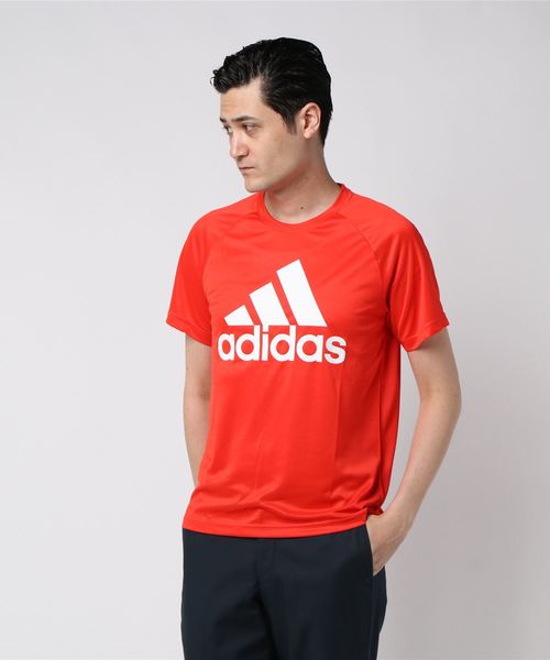 adidas アディダス D2M トレーニング ビッグロゴ Tシャツ 半袖 & クロスクォーター M ESSENTIALS タッサー 3/4 パンツ 黒白 Oサイズ adidas アディダス D2M トレーニングビッグロゴTシャツ＋ESSENTIALS