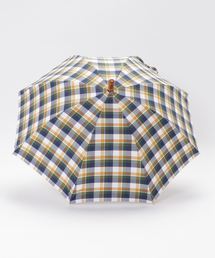 美品　トラディショナルウェザーウェア　チェック柄 黄色　長傘 Traditional Weatherwear（トラディショナルウェザーウェア）の