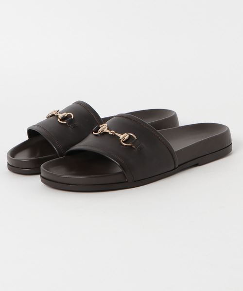 HERISSON（エリソン）の「HERISSON / エリソン BIT SLIPPER（サンダル・メンズ・ブラック/ブラウン・26cm/27cm/28cm）」の5枚目の写真