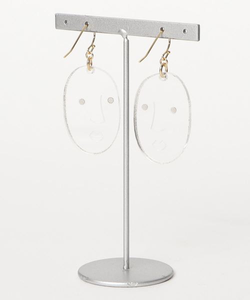 tone（トーン）の「【Ongos】Face ピアス（ピアス（両耳用）・レディース・ブラック/ゴールド・FREE）」の3枚目の写真