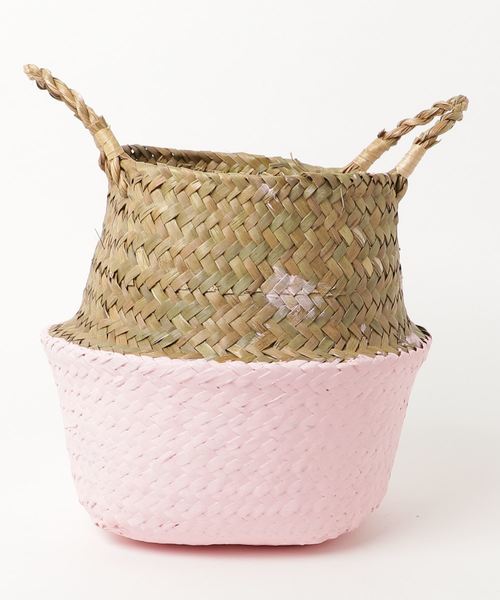 Jubilee(ジュビリー)の「かごバッグ 小サイズ(ハンドバッグ)」|ピンク