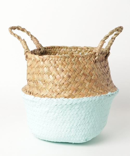 Jubilee(ジュビリー)の「かごバッグ 小サイズ(ハンドバッグ)」|ミント