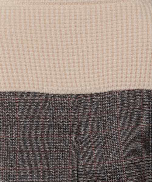 PAGEBOY（ページボーイ）の「バックチェックフレアニット（ニット/セーター・レディース・オフホワイト/ブラック・FREE）」の19枚目の写真