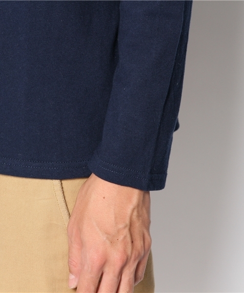 BEAMS（ビームス）の「◎BEAMS / バイカラー プリント L/S TEE（Tシャツ/カットソー・メンズ・ライトグレー/レッド/イエロー・SMALL/MEDIUM/LARGE/X-LARGE）」の7枚目の写真