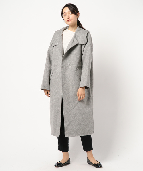 LOWRYS FARM（ローリーズファーム）の「Ｗフェイスフードコート　816155（その他アウター・レディース・グレー/カーキ・FREE）」の19枚目の写真