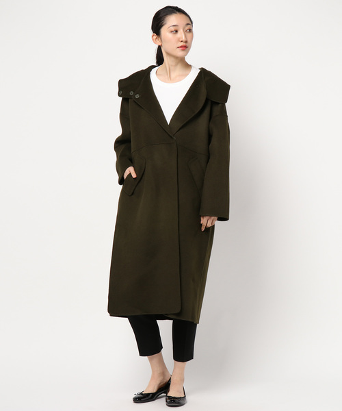 LOWRYS FARM（ローリーズファーム）の「Ｗフェイスフードコート　816155（その他アウター・レディース・グレー/カーキ・FREE）」の18枚目の写真