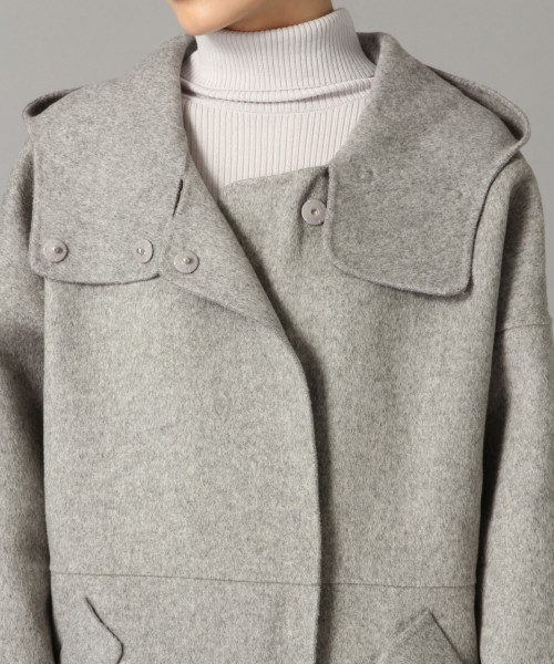 LOWRYS FARM（ローリーズファーム）の「Ｗフェイスフードコート　816155（その他アウター・レディース・グレー/カーキ・FREE）」の16枚目の写真