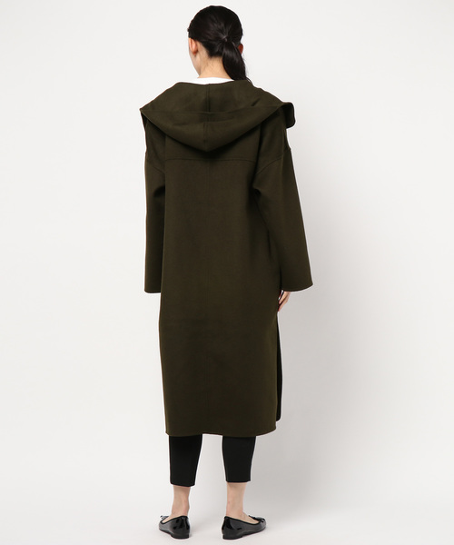 LOWRYS FARM（ローリーズファーム）の「Ｗフェイスフードコート　816155（その他アウター・レディース・グレー/カーキ・FREE）」の4枚目の写真