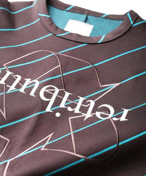 SHAREEF(シャリーフ)の「BIAS LINE L/S BIG-T(Tシャツ/カットソー・メンズ・ブラック/ネイビー/ブラウン・1/2/3)」の11枚目の写真