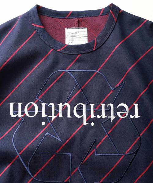 SHAREEF(シャリーフ)の「BIAS LINE L/S BIG-T(Tシャツ/カットソー・メンズ・ブラック/ネイビー/ブラウン・1/2/3)」の14枚目の写真