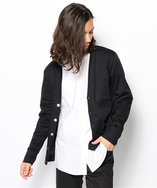 EDIFICE(エディフィス)の「◇ソフトフライスVカーデ 1(Tシャツ/カットソー・メンズ・チャコールグレー/ネイビー/ブルー系その他/レッド・44/46/48)」の8枚目の写真