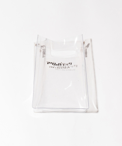 ADAM PATEK（アダムパテック）の「ADAM PATEK / アダムパテック 【 CONEY 】CLEAR mini pouch shoulder（ショルダーバッグ・レディース・ホワイト/ブラック・ONESIZE）」の2枚目の写真