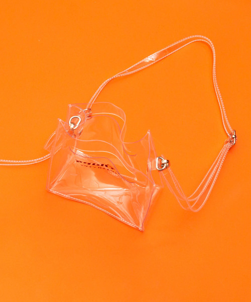 ADAM PATEK（アダムパテック）の「ADAM PATEK / アダムパテック 【 CONEY 】CLEAR mini pouch shoulder（ショルダーバッグ・レディース・ホワイト/ブラック・ONESIZE）」の3枚目の写真