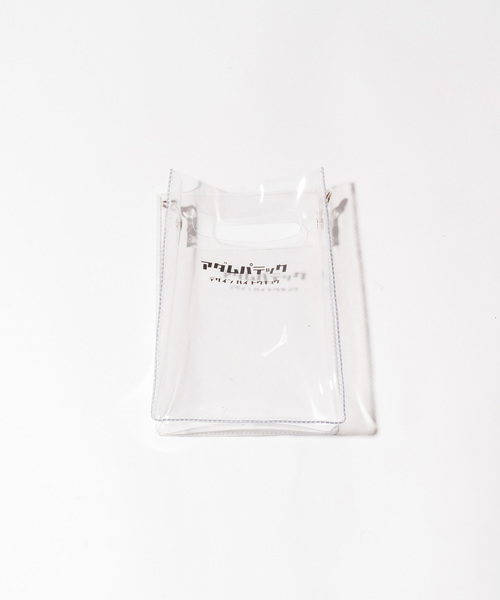 ADAM PATEK（アダムパテック）の「ADAM PATEK / アダムパテック 【 CONEY 】CLEAR mini pouch shoulder（ショルダーバッグ・レディース・ホワイト/ブラック・ONESIZE）」の10枚目の写真