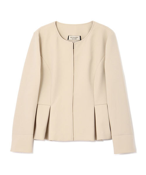 JILL STUART(ジルスチュアート)の「◆《Endy ROBE》グレタスーツペプラムジャケット(ノーカラージャケット・レディース・ブラック/ベージュ・SMALL/MEDIUM)」の7枚目の写真