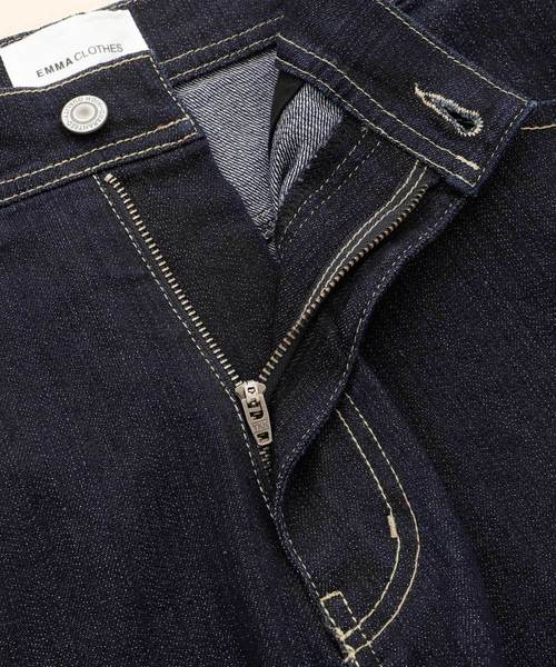 EMMA CLOTHES(エマクローズ)の「LINEN×COTTONストレッチデニムテーパードワイドパンツ(デニムパンツ・メンズ・ライトグレー/ブラック/ネイビー/サックスブルー/インディゴブルー・S/M/L)」の12枚目の写真