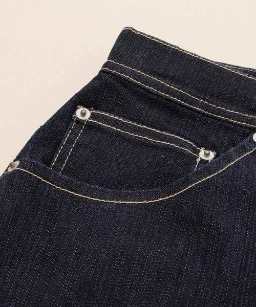 EMMA CLOTHES(エマクローズ)の「LINEN×COTTONストレッチデニムテーパードワイドパンツ(デニムパンツ・メンズ・ライトグレー/ブラック/ネイビー/サックスブルー/インディゴブルー・S/M/L)」の13枚目の写真