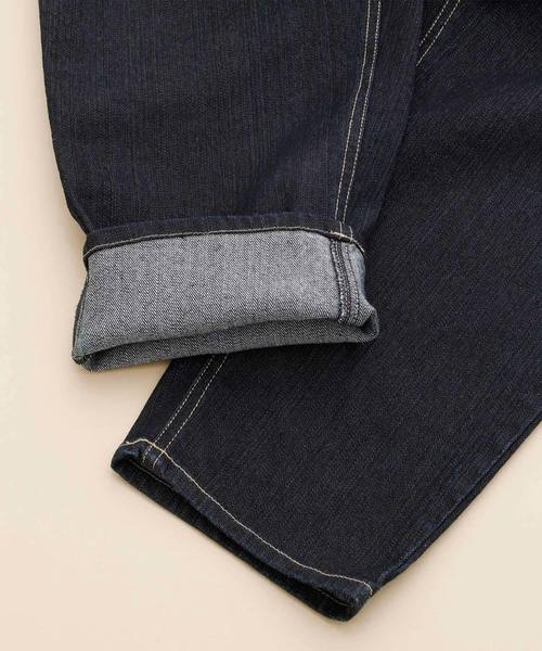 EMMA CLOTHES(エマクローズ)の「LINEN×COTTONストレッチデニムテーパードワイドパンツ(デニムパンツ・メンズ・ライトグレー/ブラック/ネイビー/サックスブルー/インディゴブルー・S/M/L)」の14枚目の写真