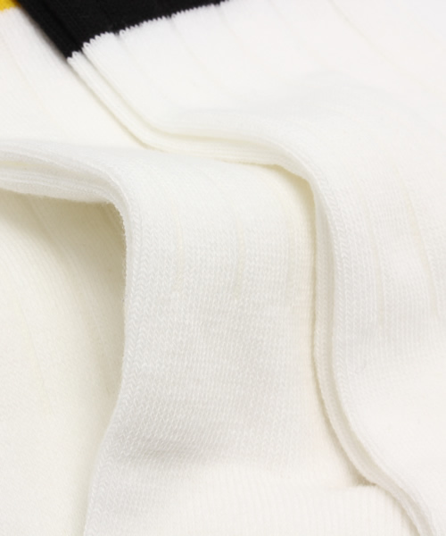 WEGO（ウィゴー）の「WEGO/ベーシックラインソックス（ソックス/靴下・メンズ・その他1・FREE）」の5枚目の写真