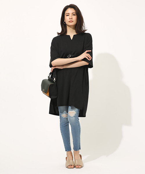 入荷中 By Op セール エスパンディーエアリールーズワンピ 250css 367d をセール価格で購入できます Azul Airly Espandy エスパンディーエアリールーズワンピ ワンピース Azul Moussy アズールバイマウジー のファッション Loose Op By