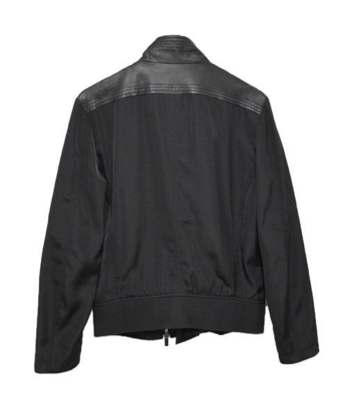 emporio armani レザーダブルライダースジャケット 42