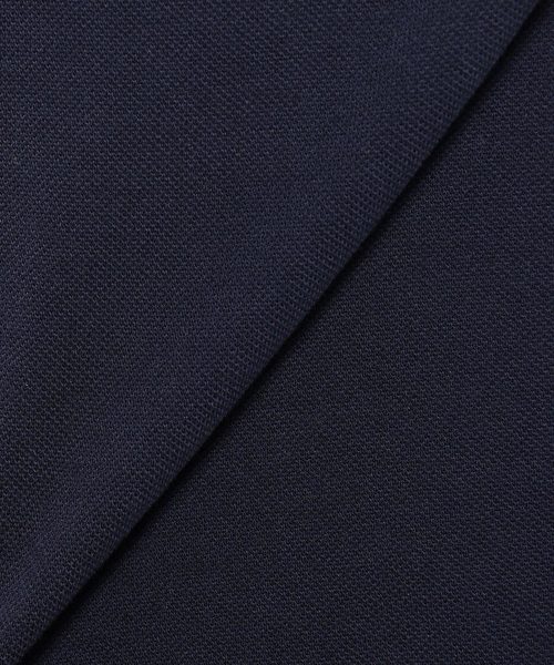 DECOY SINCE 1981(デコイシンスイチキュウハチイチ)の「【ひやさらコットンシリーズ】刺しゅう切替ポロシャツ(Tシャツ/カットソー・レディース・ホワイト/ネイビー・L size/LL/M size)」の10枚目の写真