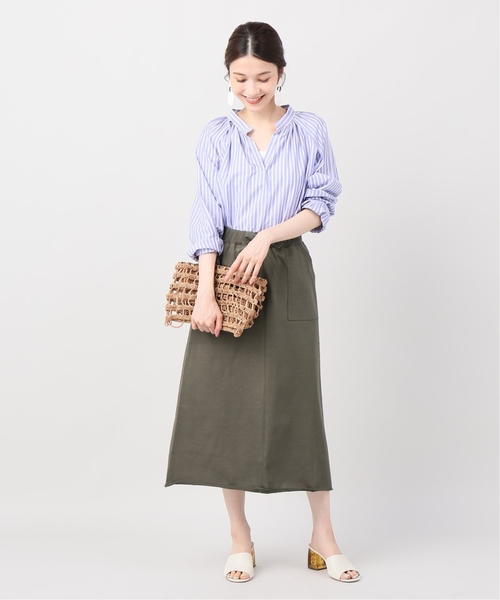 JOINT WORKS(ジョイントワークス)の「ヘビープレーティングテンジクスカート(スカート・レディース・ブラック/グレー/カーキ・FREE)」の19枚目の写真