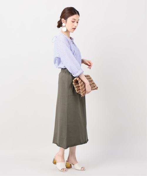 JOINT WORKS(ジョイントワークス)の「ヘビープレーティングテンジクスカート(スカート・レディース・ブラック/グレー/カーキ・FREE)」の9枚目の写真