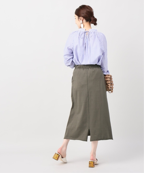 JOINT WORKS(ジョイントワークス)の「ヘビープレーティングテンジクスカート(スカート・レディース・ブラック/グレー/カーキ・FREE)」の11枚目の写真