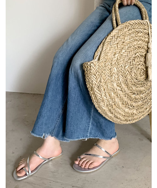 Re:EDIT(リエディ)の「親指リングビーチサンダル(サンダル・レディース・ブラック/シルバー/ゴールド/キャメル/パイソン・SMALL/MEDIUM/LARGE/X-LARGE/XX-LARGE)」の9枚目の写真