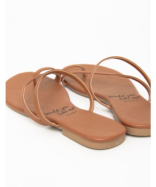 Re:EDIT(リエディ)の「親指リングビーチサンダル(サンダル・レディース・ブラック/シルバー/ゴールド/キャメル/パイソン・SMALL/MEDIUM/LARGE/X-LARGE/XX-LARGE)」の17枚目の写真