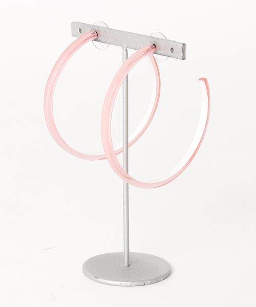 petitcro(プティクロ)の「color フープピアス(ピアス(両耳用)・レディース・オレンジ/レッド/その他/ピンク/ブルー/グリーン/ライトブルー/ブラック/ライトパープル・ONE SIZE)」の6枚目の写真