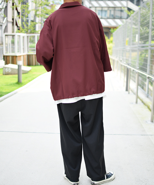 ☆40%割引☆santa fee ハーフジップ 長袖シャツ　L ハーフジップ長袖Tシャツ（お腹ゆったり）（消臭テープ付