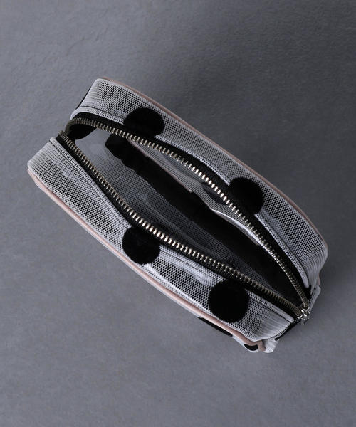 LUDLOW ポーチ ☆ 新品 LUDLOW（ラドロー）の「＜LUDLOW（ラドロー）＞ DOT FLOCKED