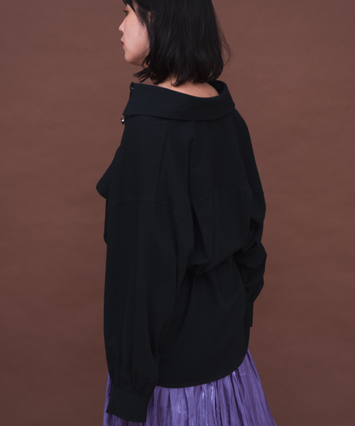 Aunt Marie's（アントマリーズ）の「AUNT MARIE'S ベルト付きサファリシャツ（シャツ/ブラウス・レディース・ブラック/ブラウン/カーキ・FREE）」の13枚目の写真