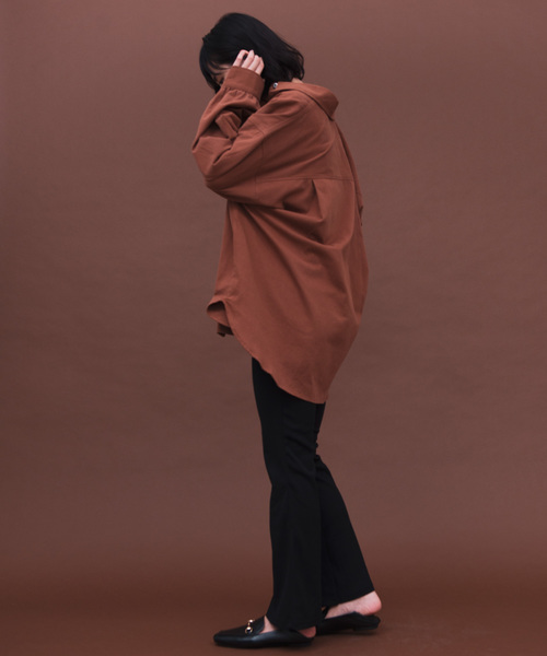 Aunt Marie's（アントマリーズ）の「AUNT MARIE'S ベルト付きサファリシャツ（シャツ/ブラウス・レディース・ブラック/ブラウン/カーキ・FREE）」の14枚目の写真