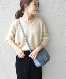 liflattie ships | liflattie ships:コクーンVネックプルオーバー◇(ニット/セーター)