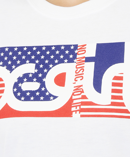 X-girl（エックスガール）の「AMERICAN MILLS S/S TEE FOR TOWER RECORD（Tシャツ/カットソー・レディース・ホワイト・2/1）」の4枚目の写真