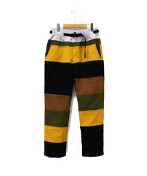 go slow caravan | ストレッチポリツイルボーダー切替イージーパンツ(その他パンツ)