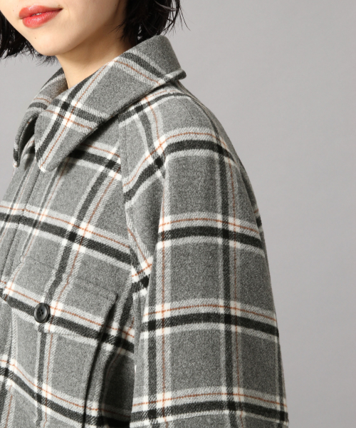 LOWRYS FARM（ローリーズファーム）の「メリノZIPブルゾン　847134（その他アウター・レディース・ベージュ/グレー・FREE）」の8枚目の写真