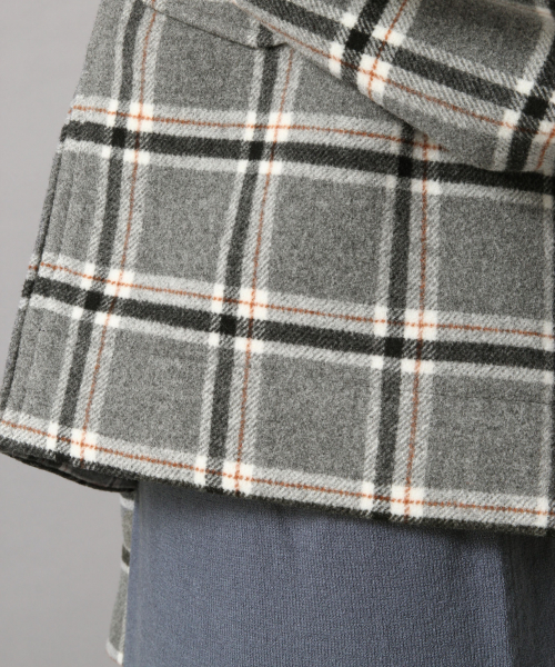 LOWRYS FARM（ローリーズファーム）の「メリノZIPブルゾン　847134（その他アウター・レディース・ベージュ/グレー・FREE）」の12枚目の写真