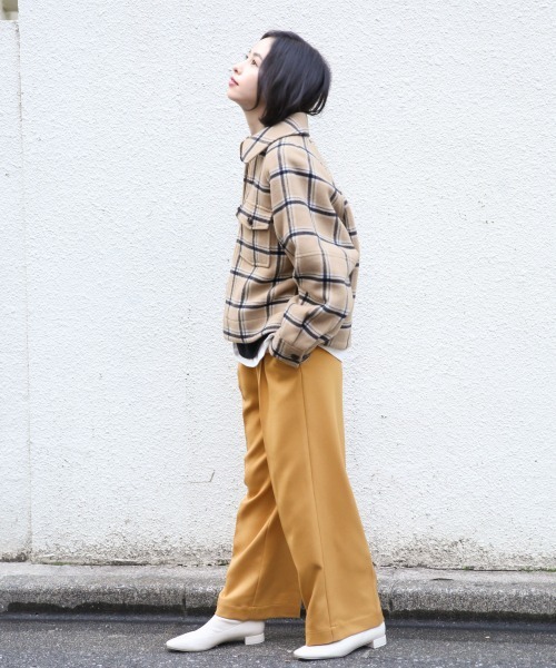 LOWRYS FARM（ローリーズファーム）の「メリノZIPブルゾン　847134（その他アウター・レディース・ベージュ/グレー・FREE）」の19枚目の写真